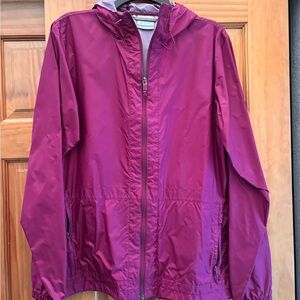Columbia Women's Purple Windbreaker Jacket